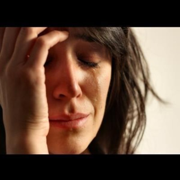 crying girl sad meme template