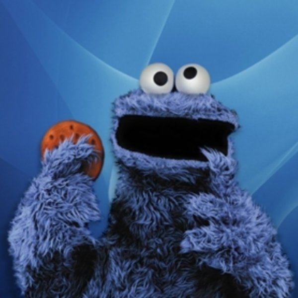 Cookie Monster Desktop meme template