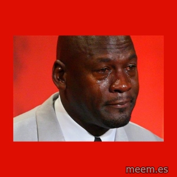 crying michael jordan meme template