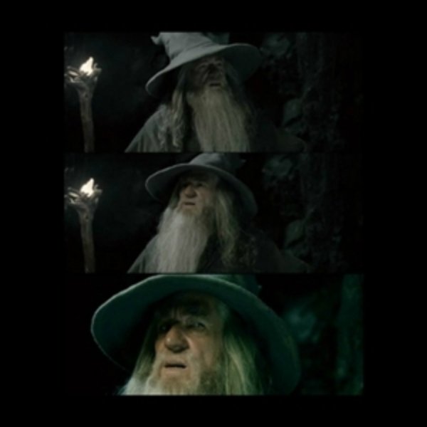 Confused Gandalf meme template