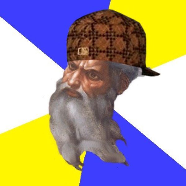 Scumbag God meme template