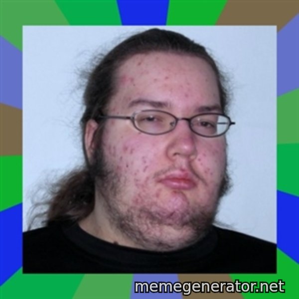 Neckbeard meme template