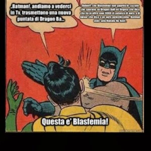 Batman Slap Robin Blasphemy meme template