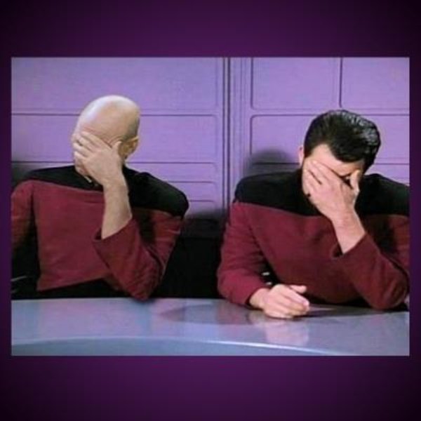Double Facepalm meme template