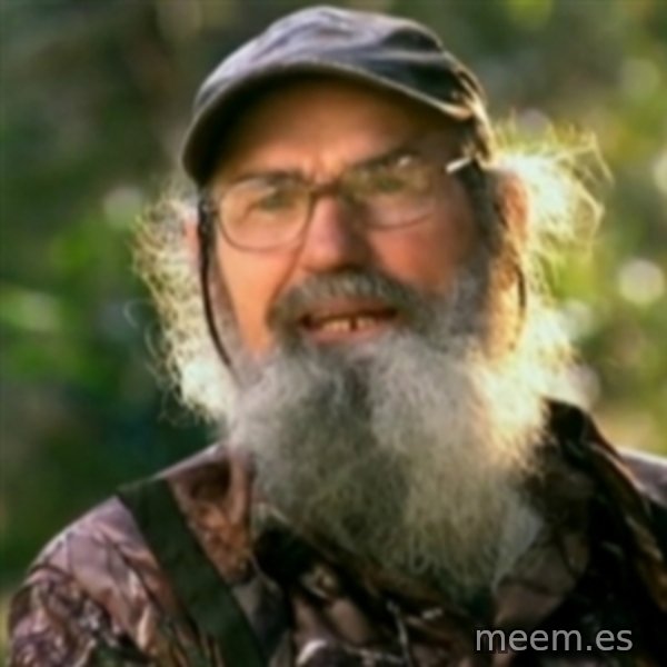 Duck Dynasty - Uncle Si  meme template