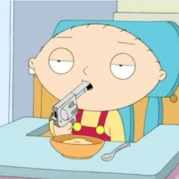 Suicide Stewie meme template