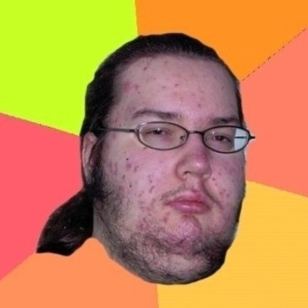 Fat Nerd guy meme template