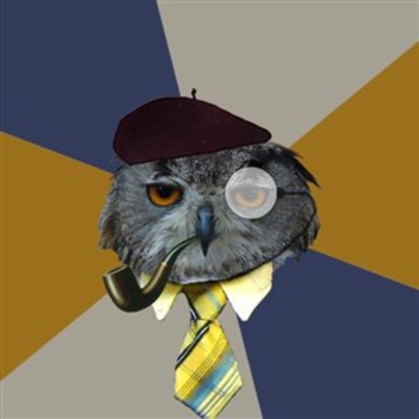 Art Professor Owl meme template