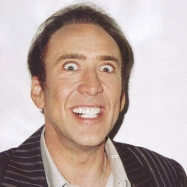 Creepy Smiling Cage  meme template