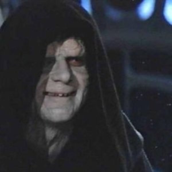 Creepy Emperor Palpatine meme template