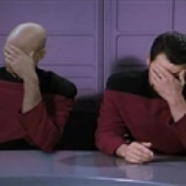Doublefacepalm meme template