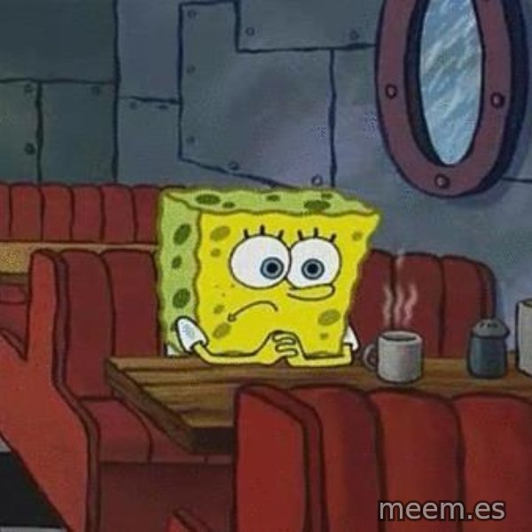 Coffee shop spongebob meme template