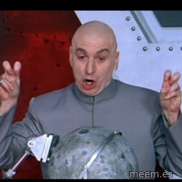 dr. evil quote meme template