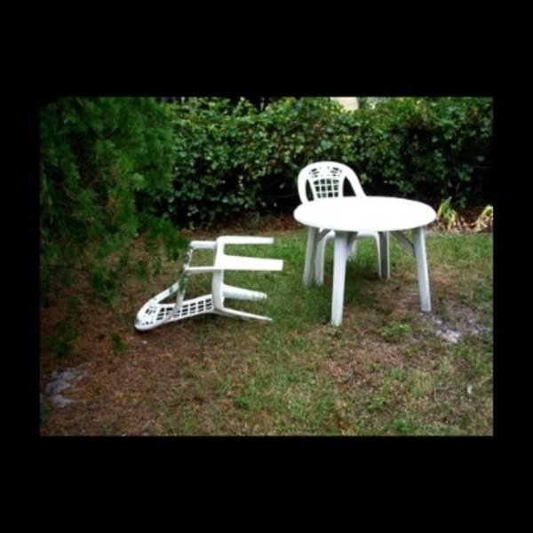 Lawn Chair Blown Over meme template