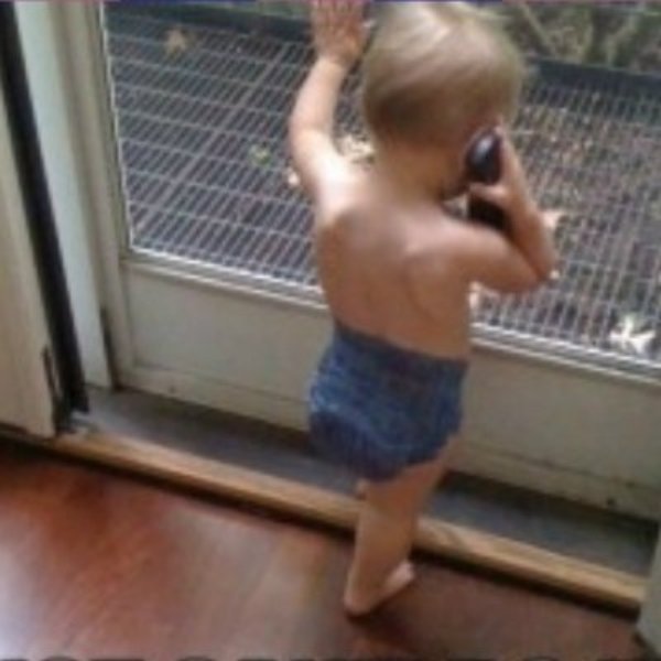 Baby on Phone meme template