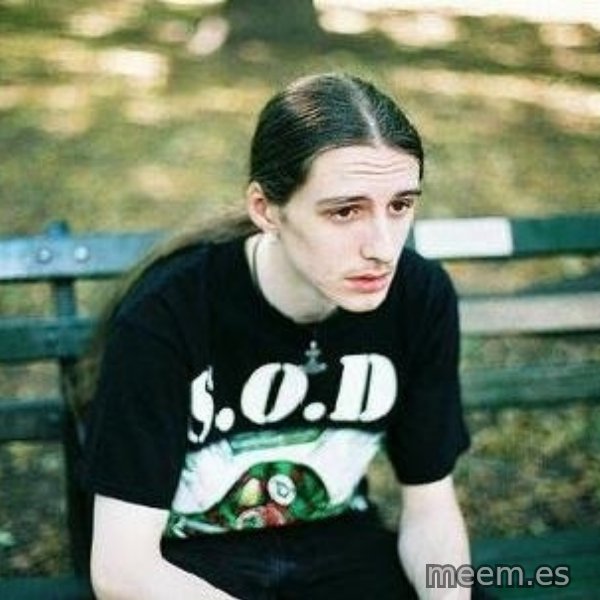 depressed metalhead meme template