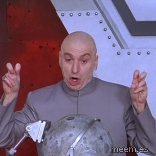 Dr. Evil Air Quotes meme template