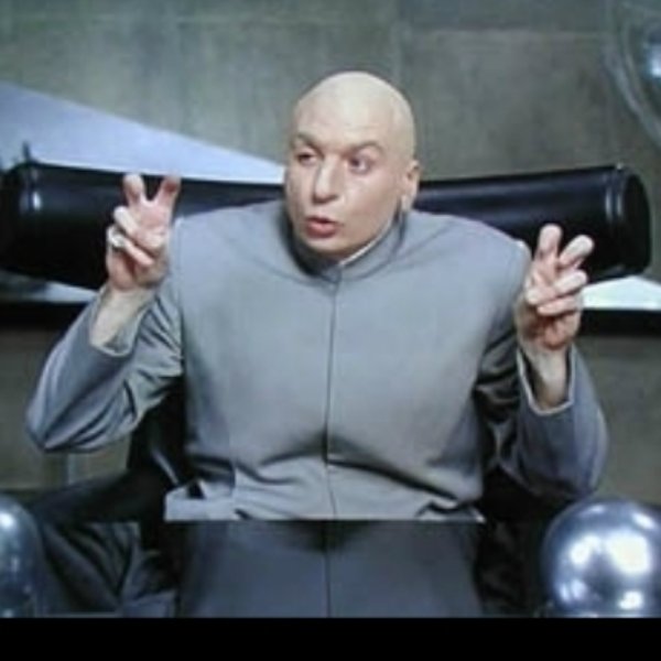 dr. evil quotation marks meme template