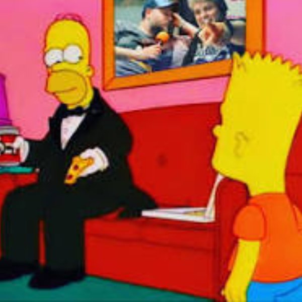 Por qué tan elegante Homero? meme template