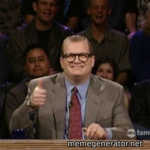 drew carey whose line is it anyway meme template