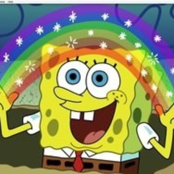 Sponge bob imagination meme template