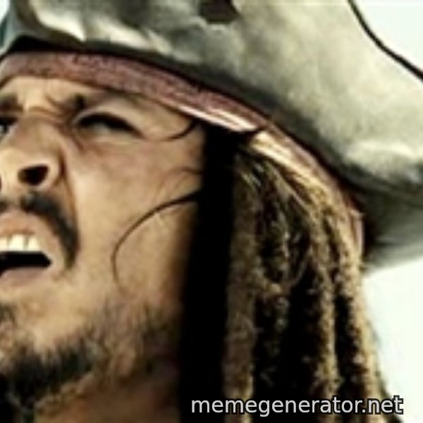 Confused Jack Sparrow meme template