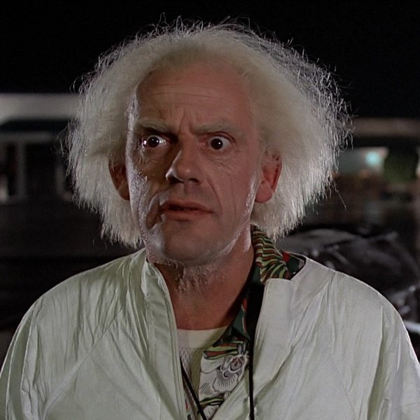 Doc Brown Back to the Future meme template