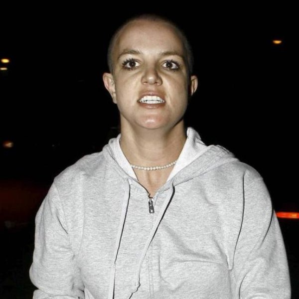 Bald Britney Spears meme template