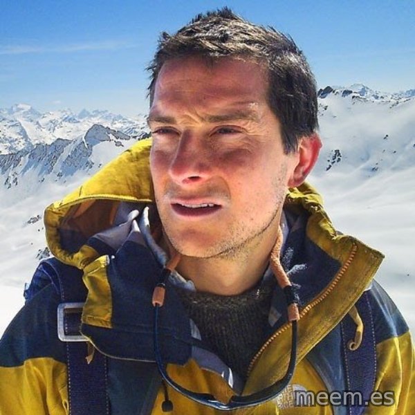 Bear Grylls Loneliness meme template
