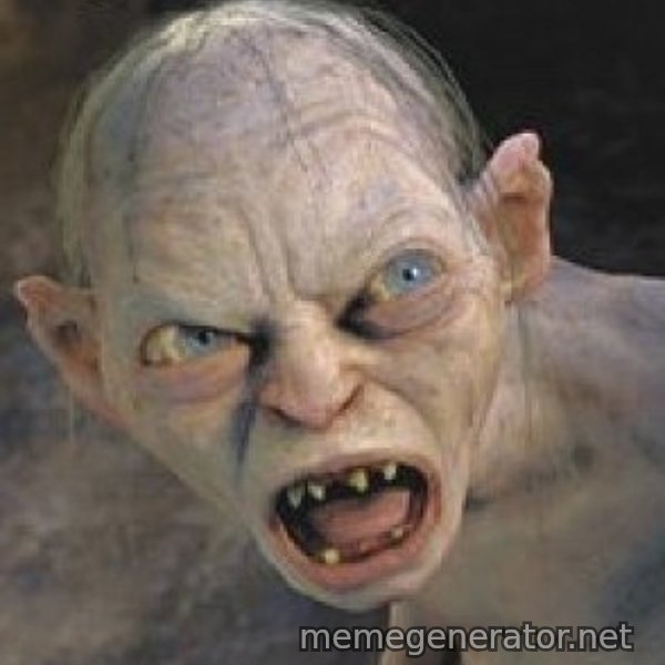 Gollum  meme template