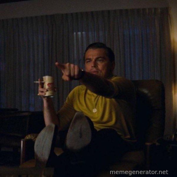 Leonardo DiCaprio Pointing meme template
