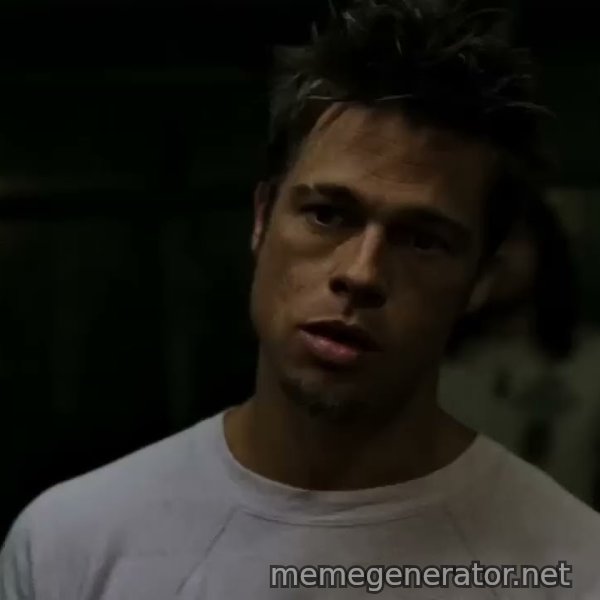 🎬 Film Poster (Tyler Durden) meme template